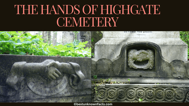 The Hands of Highgate Cemetery- one of the Scariest Tombstones