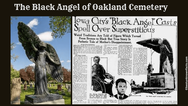 The Black Angel of Oakland Cemetery- One of the Scariest Tombstones