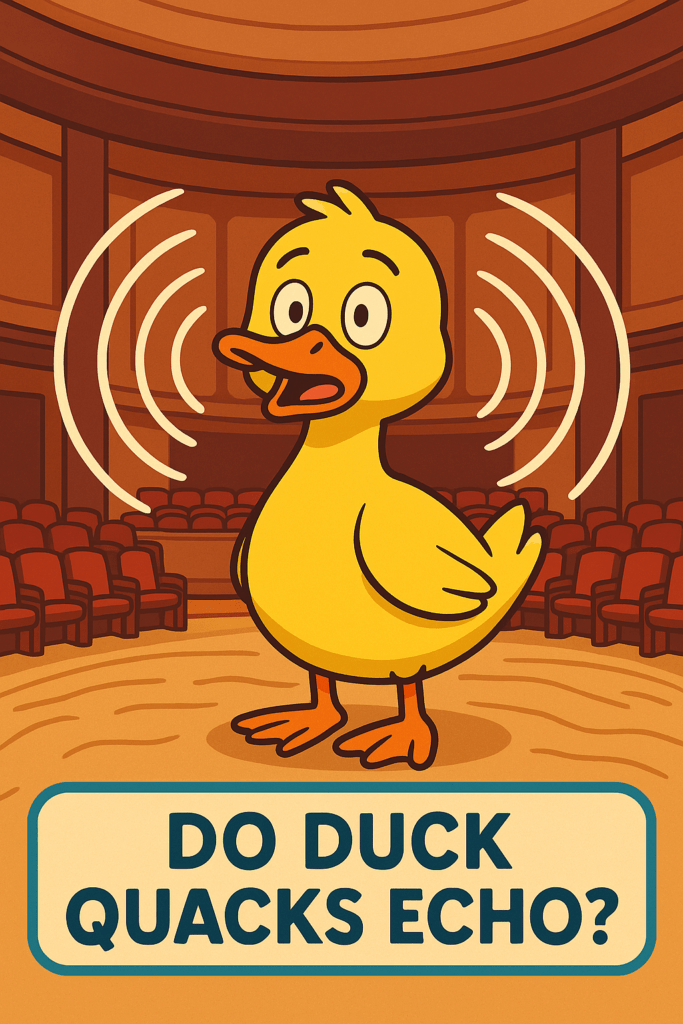 Do Duck Quacks Echo