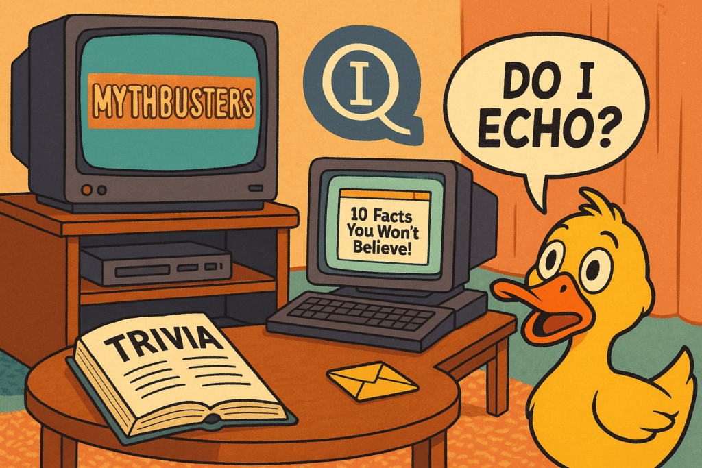 Do Duck Quacks Echo